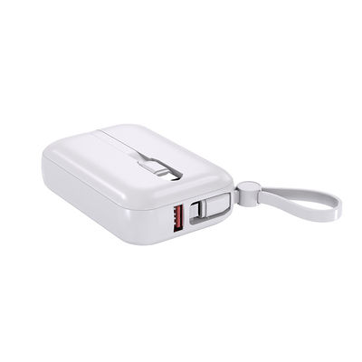 ভালো দাম ABS পোর্টেবল 10000mAh পাওয়ার ব্যাংক মসৃণ এবং কম্প্যাক্ট ডিজাইন OEM উপলব্ধ অনলাইন