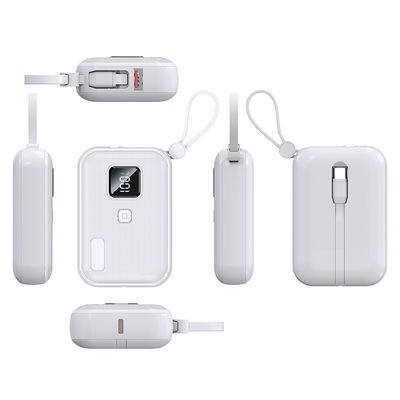 ভালো দাম OEM 180g মোবাইল পাওয়ার ব্যাংক 10000mah মিনি 21700 ব্যাটারি টাইপ সহ অনলাইন