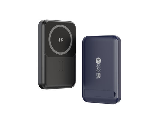 15W ওয়্যারলেস আউটপুট সহ আইফোন 10000mah পাওয়ারব্যাংকের জন্য চৌম্বকীয় ব্যাটারি লি পলিমার ব্যাটারি