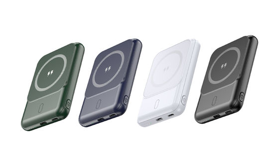 ভালো দাম আল্ট্রা স্লিম ম্যাগনেটিক পাওয়ার ব্যাংক ওয়্যারলেস চার্জিং 5V-3A আউটপুট অনলাইন