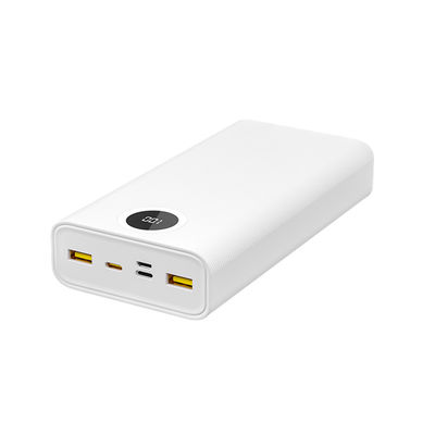 ভালো দাম সাদা বড় ক্ষমতা পাওয়ার ব্যাংক 22.5W PD আউটপুট সঙ্গে নিরাপত্তা সুরক্ষা LED নির্দেশক অনলাইন