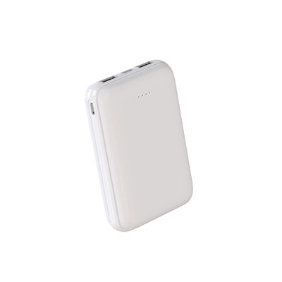 নীল সাদা রঙিন পিডি পাওয়ার ব্যাংক 10000mAh 20W 22.5W চার্জ পোর্টেবল ব্যাটারি প্যাক