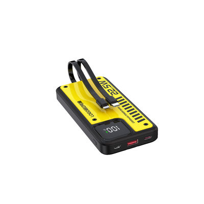 ভালো দাম 22.5W 10000mAh পোর্টেবল পাওয়ার ডেলিভারি পাওয়ার ব্যাংক পিডি চার্জিং সহ অনলাইন