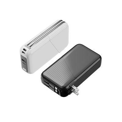 ভালো দাম একাধিক ডিভাইসের জন্য 20000mAh হোয়াইট ওয়াল প্লাগ পাওয়ার ব্যাংক অনলাইন
