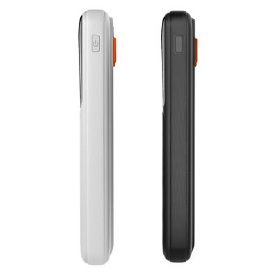 ভালো দাম 10000mAh প্লাস্টিকের পিডি পাওয়ার ব্যাংক LED ইন্ডিকেটর সহ ইউনিভার্সাল ফাস্ট চার্জ অনলাইন