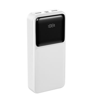 ভালো দাম 20000mAh অন্তর্নির্মিত ক্যাবল পাওয়ার ব্যাংক ইন্টিগ্রেটেড ক্যাবল 5V/3A সহ পাওয়ার ব্যাংক অনলাইন