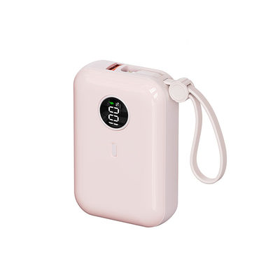 ভালো দাম কমপ্যাক্ট 10000mAh মিনি পাওয়ার ব্যাংক 21700 ব্যাটারি লাইটওয়েট এবিএস ডিজাইন এবং PD20W আউটপুট সহ অনলাইন