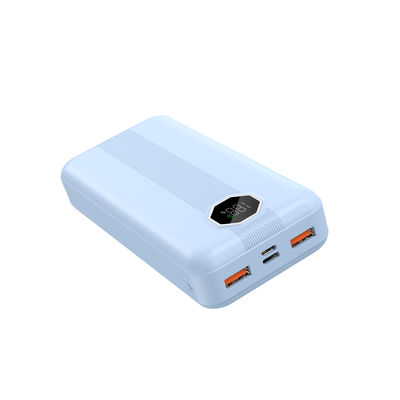 ভালো দাম নীল সাদা 10000mAh পিডি পাওয়ার ব্যাংক মাইক্রো সামঞ্জস্যপূর্ণ চার্জার 20W 22.5W নামমাত্র শক্তি সহ অনলাইন